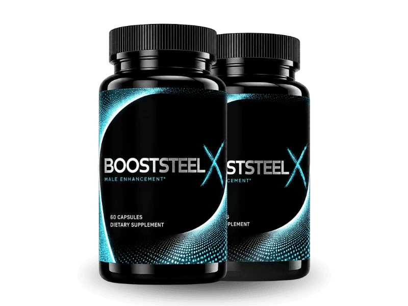 BoostSteelX 2 Bottle Pack — 60 Day Supply of Advanced Male Enhancement Natural Formula
